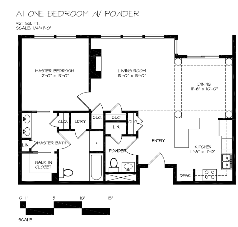 South Franklin Circle Suite A1 floor plan