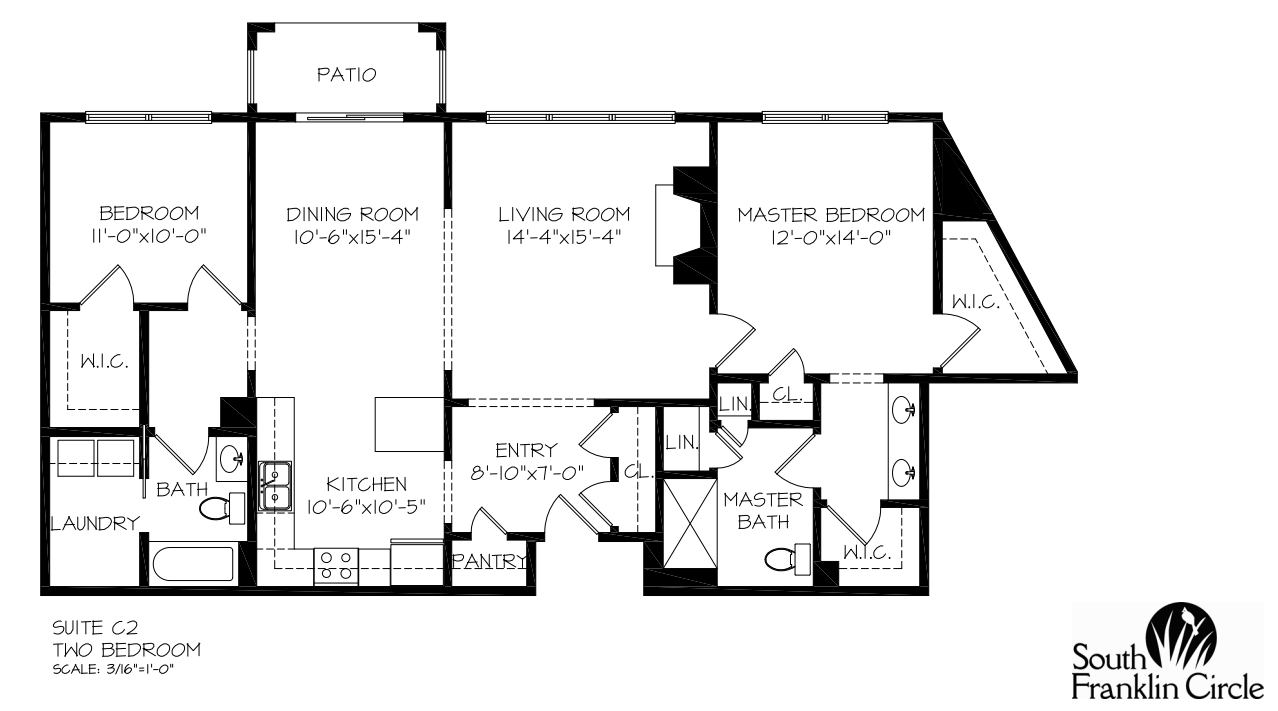 South Franklin Circle Suite C2 floor plan