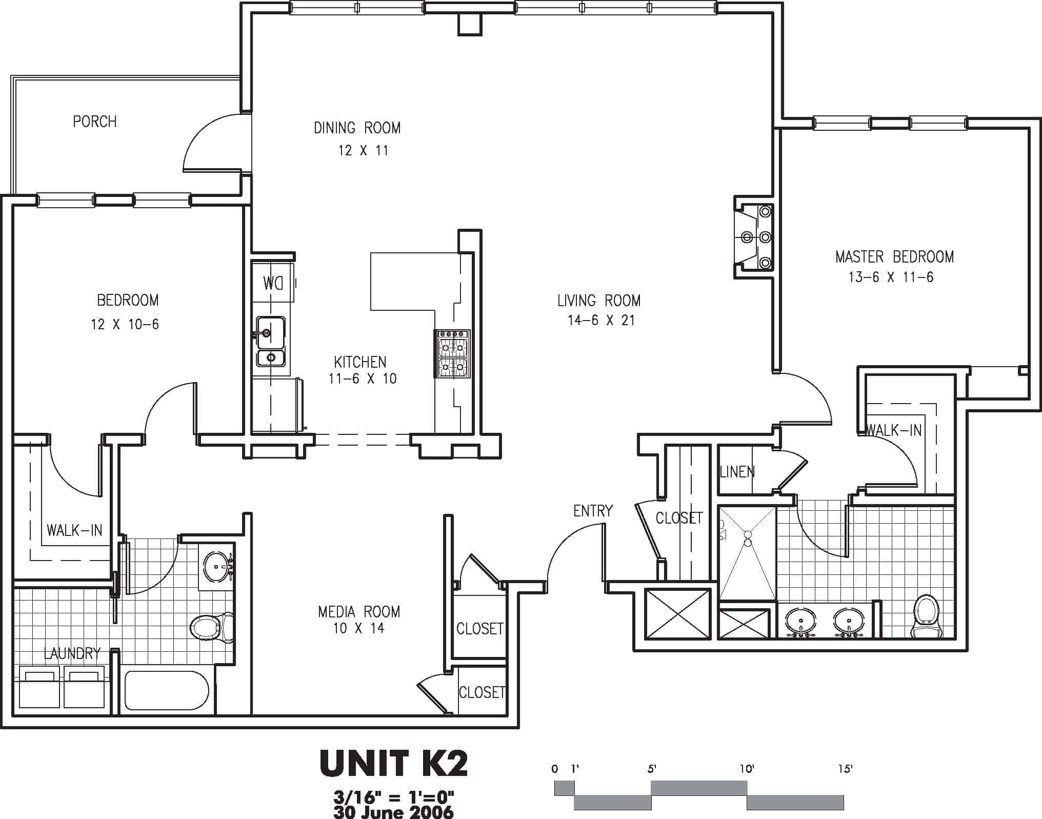 South Franklin Circle IL K2 floor plan