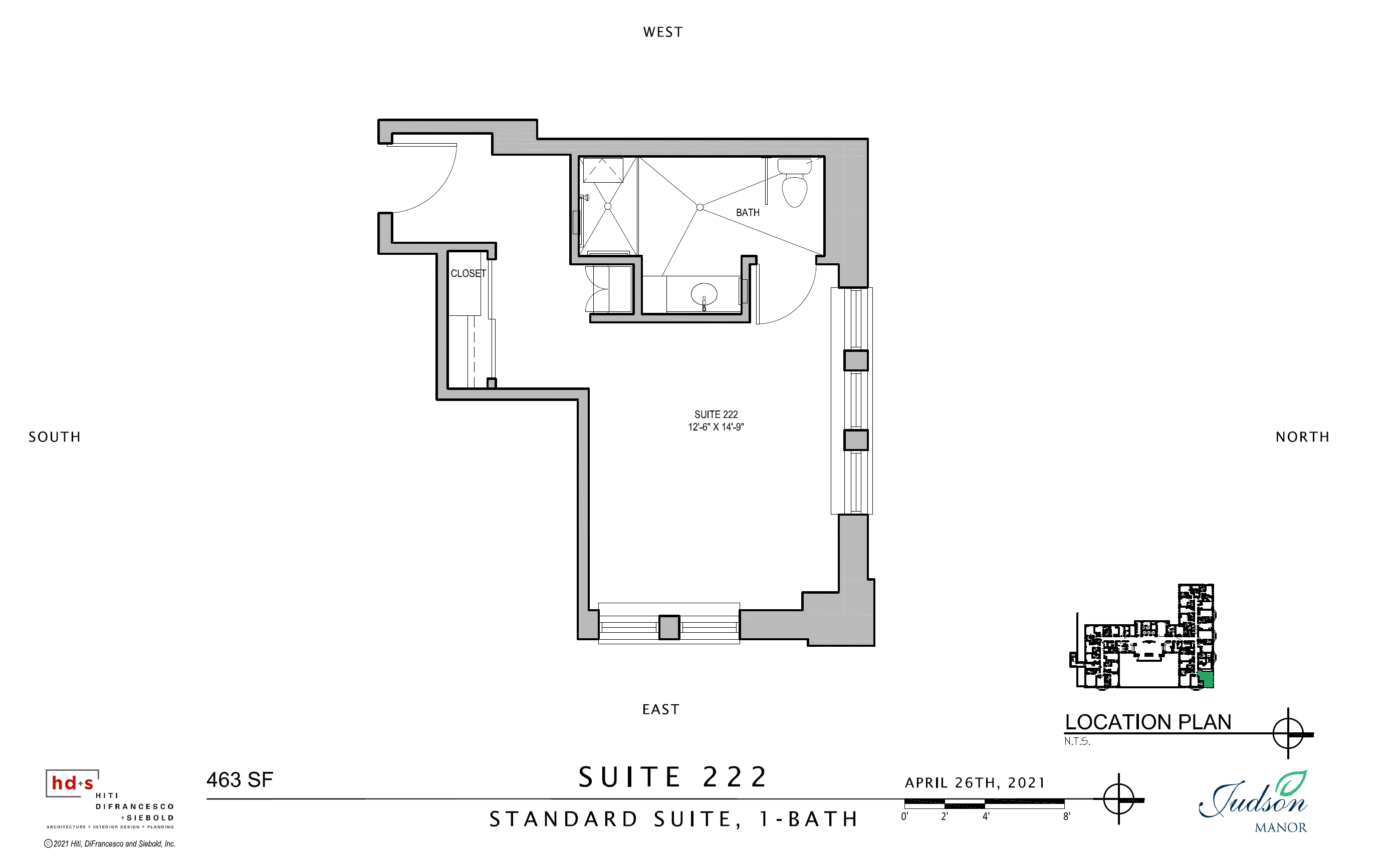 Suite 222 floor plan