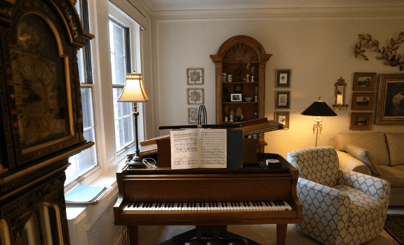 Judson Manor Cool Es Corcoran Living Room Piano Senior Judson Manor Residents Bill Mark Corcoran S Living Room Piano